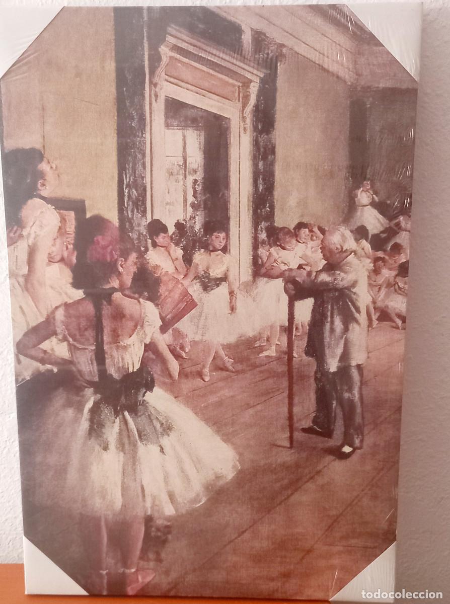 Vintage: La Clase de Baile Edgard Degas Lienzo Canvas The Ballet Class Lienzo Canvas Medidas Aprox 60 x 40