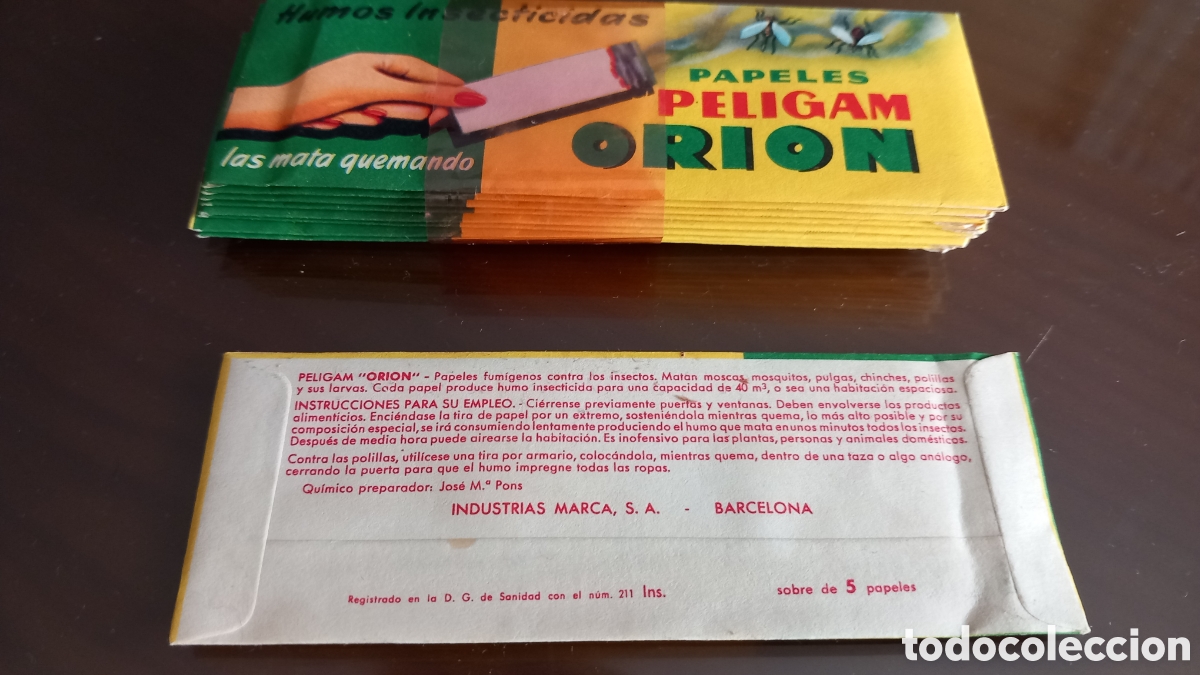 Vintage: Papeles PELIGAM ORION - Foto 1