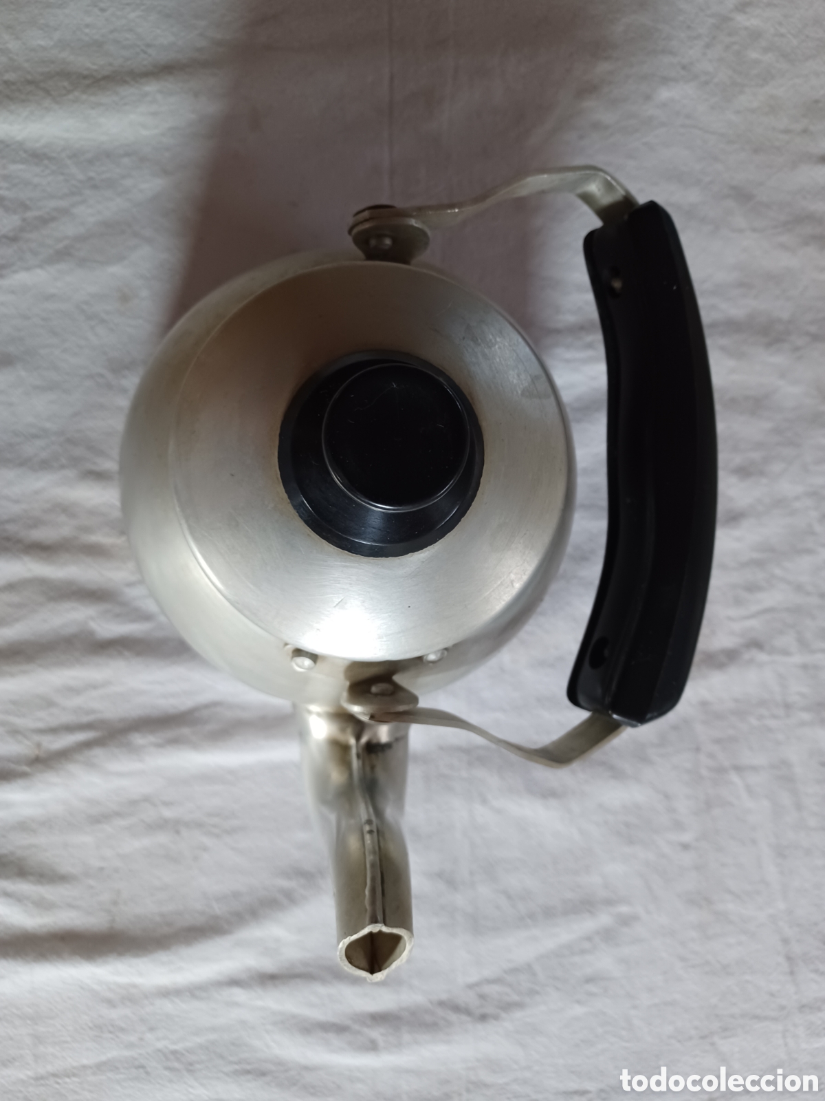 Vintage: Tetera de aluminio a&ntilde;os 60. - Foto 6
