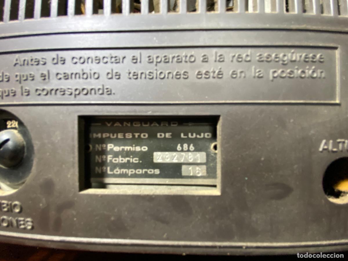 Vintage: Televisi&oacute;n VANGUARD Modelo 197. ByN - 1968 - Foto 6