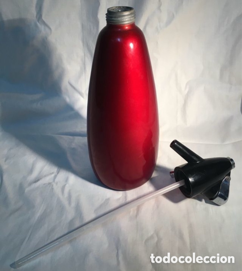 Vintage: Sif&oacute;n Sparklets vintage rojo - Foto 3
