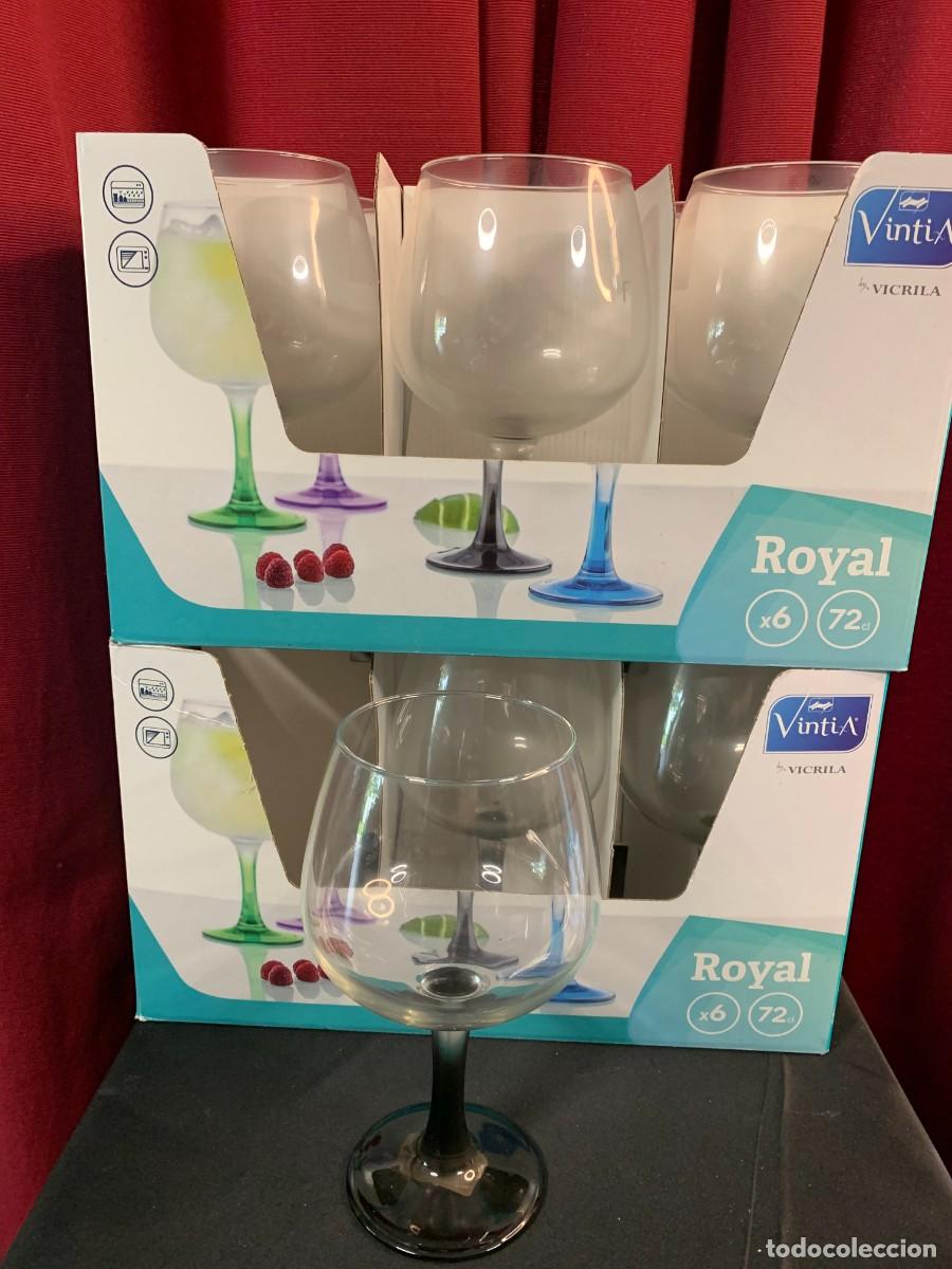 Vintage: MENAJE; LOTE 12 COPAS BALOM VINTIA ROYAL 72 CL.