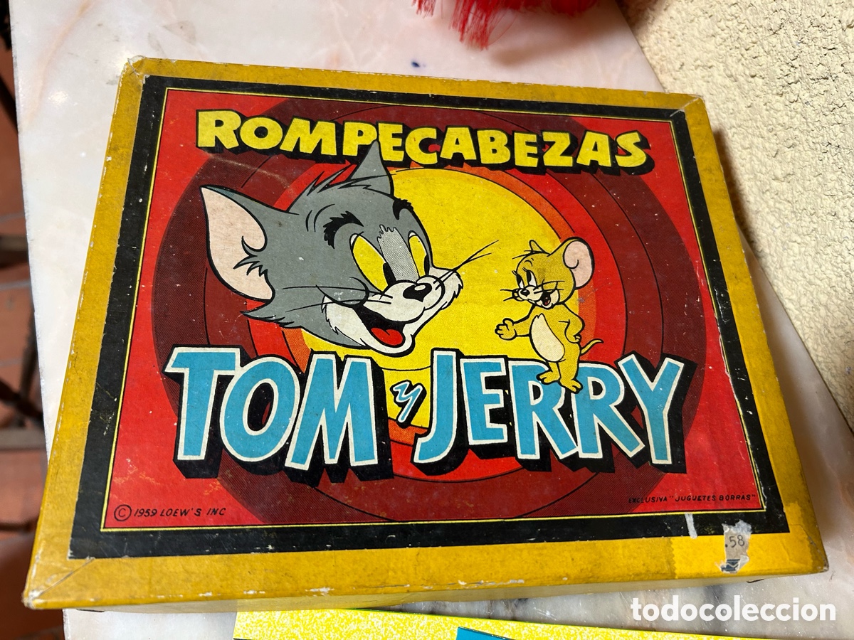 Vintage: Rompecabezas Tom & Jerry 1958 - Foto 2