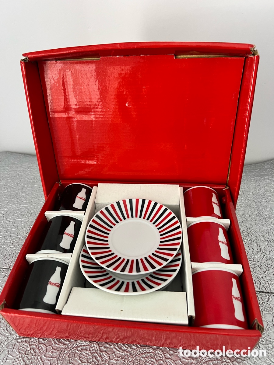 Vintage: Juego de Caf&eacute; Cocacola - Foto 2