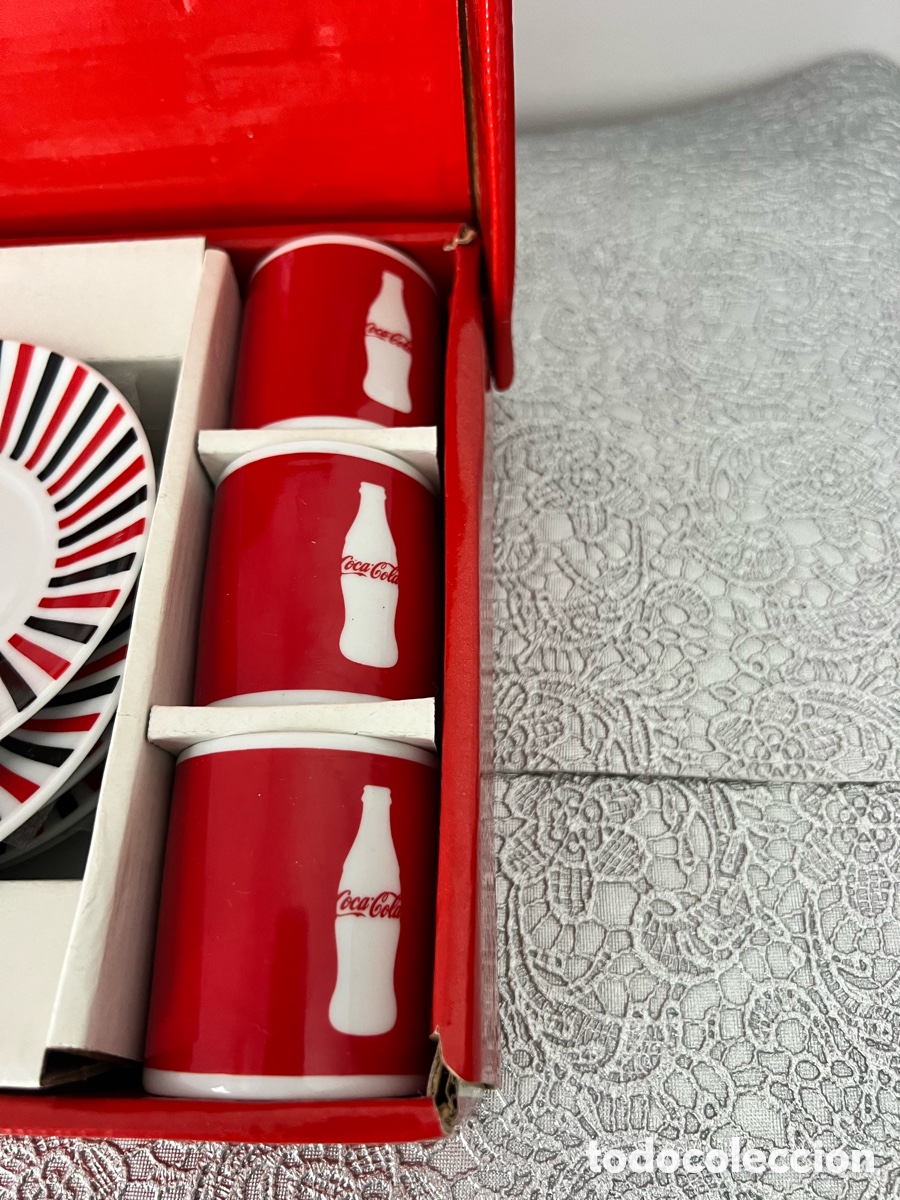 Vintage: Juego de Caf&eacute; Cocacola - Foto 4
