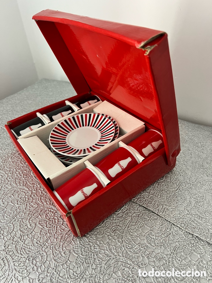 Vintage: Juego de Caf&eacute; Cocacola - Foto 6