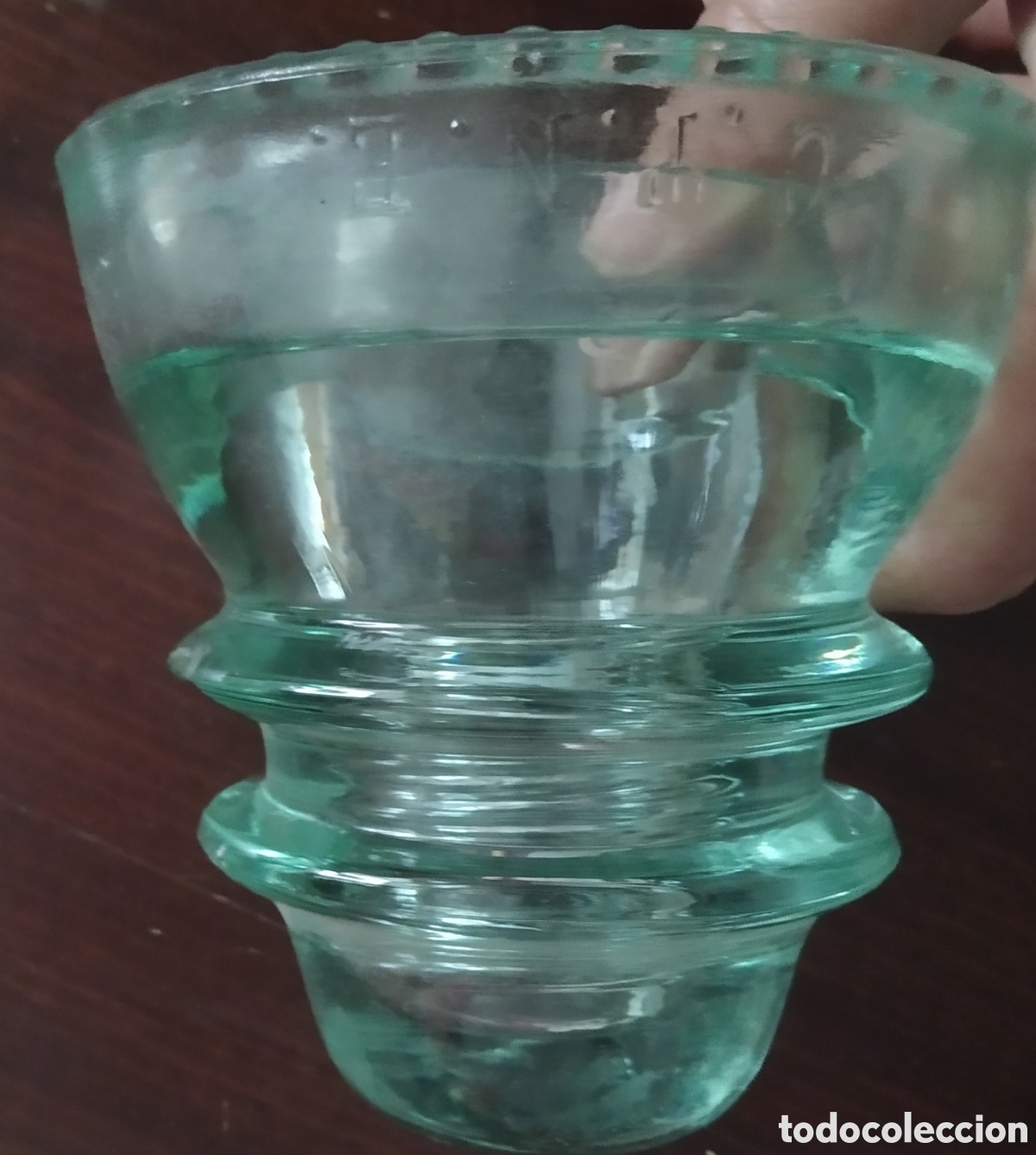Vintage: 4 jicaras de cristal. - Foto 5