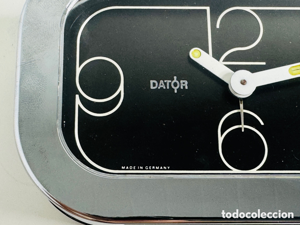 Vintage: Dator Germany Clock Space Age Design 1970s - Foto 7