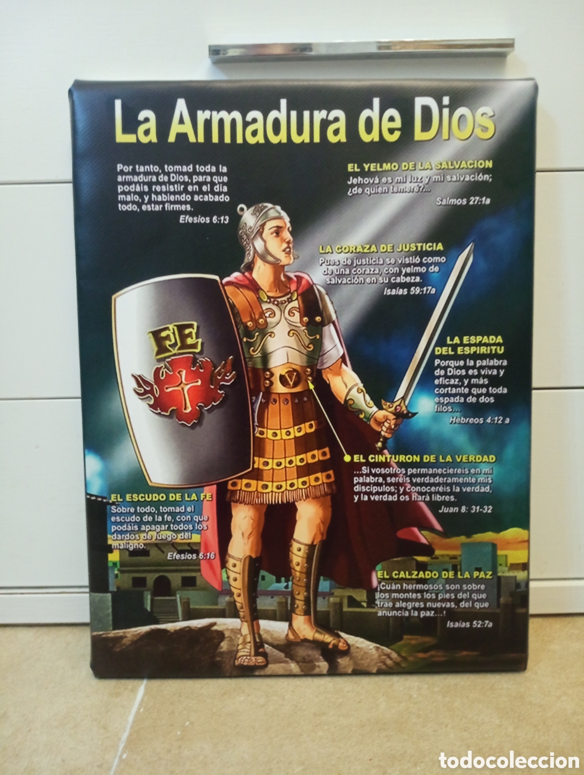 Vintage: Cuadro LA ARMADURA DE DIOS - Foto 1