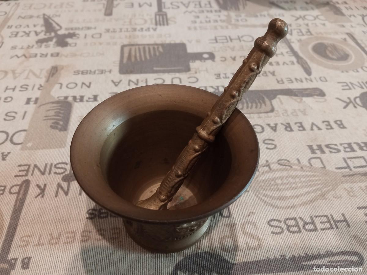 Vintage: Morteros de bronce vintage - Foto 8