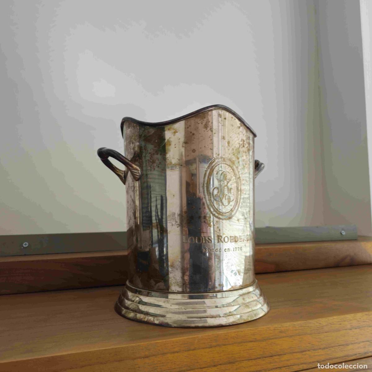 Vintage: LOUIS ROEDERER, PRECIOSA CUBITERA PLATEADA - Foto 2