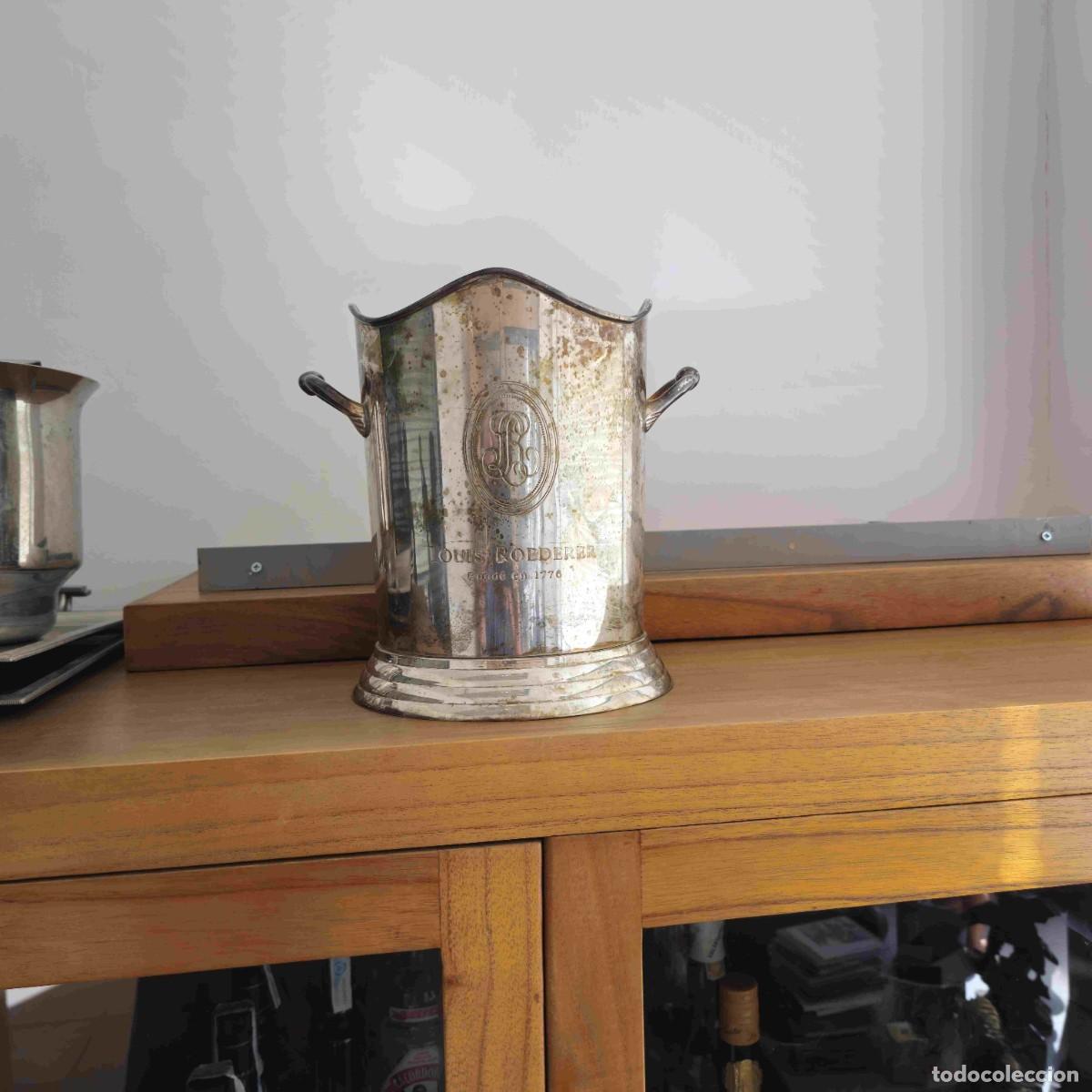 Vintage: LOUIS ROEDERER, PRECIOSA CUBITERA PLATEADA - Foto 10