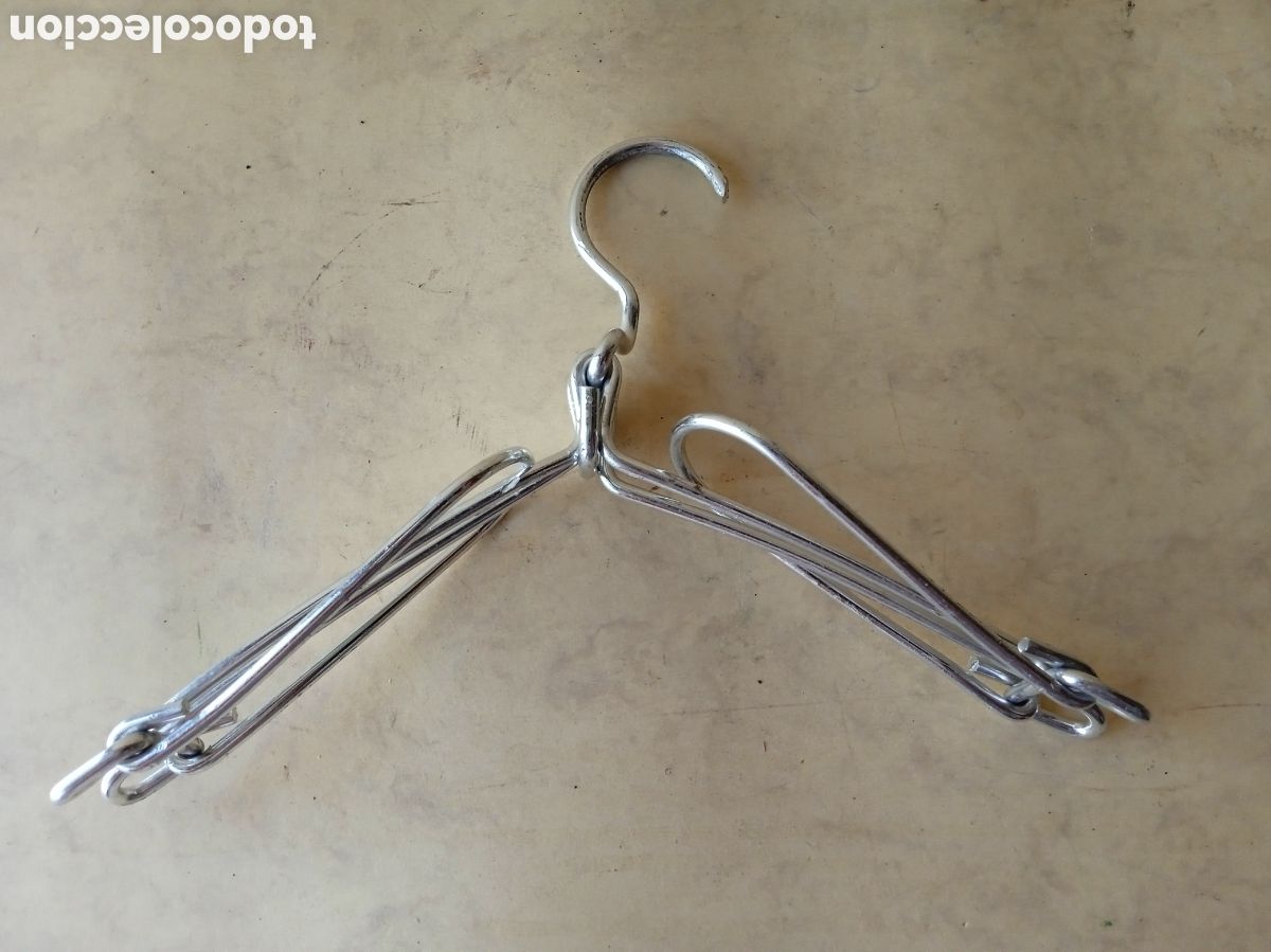 Vintage: Percha plegable de aluminio - Foto 2