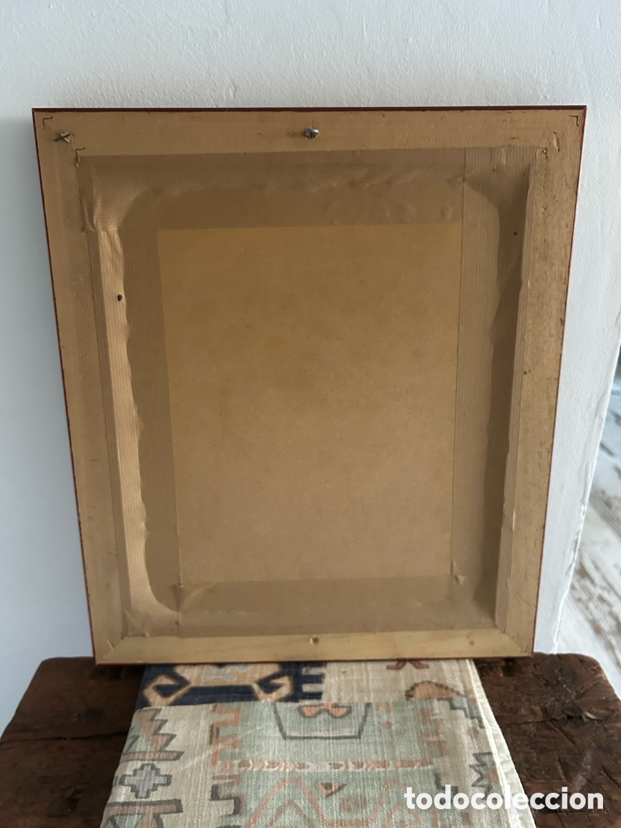 Vintage: Cuadro &oacute;leo sobre madera - Foto 3