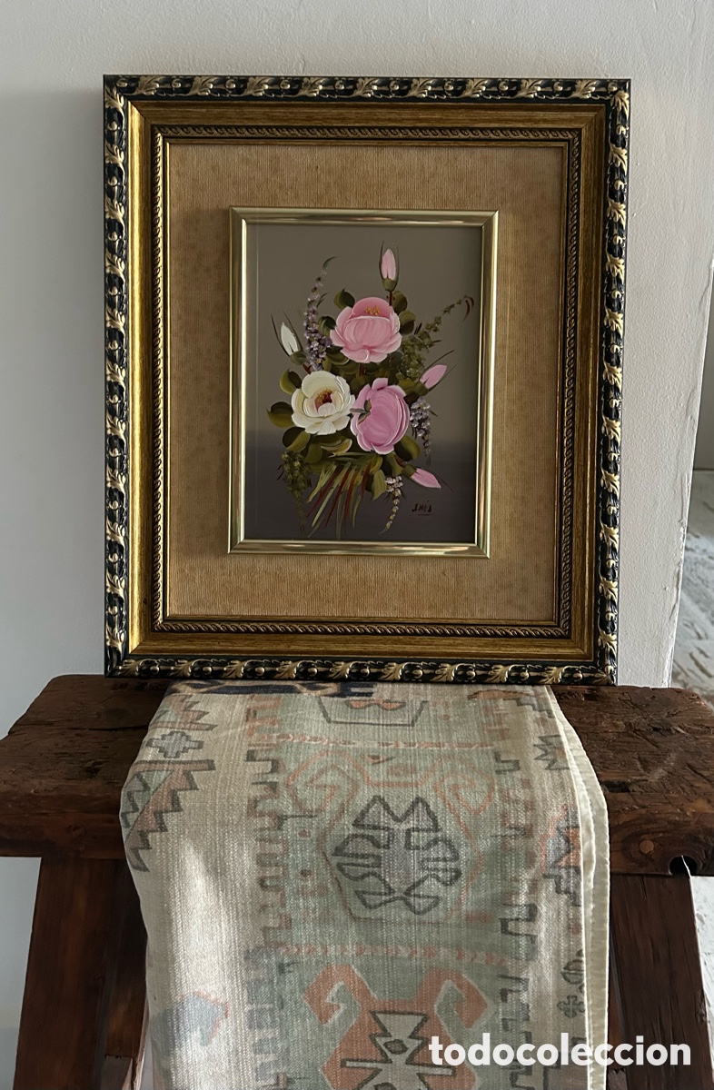 Vintage: Cuadro al &oacute;leo sobre madera - Foto 2
