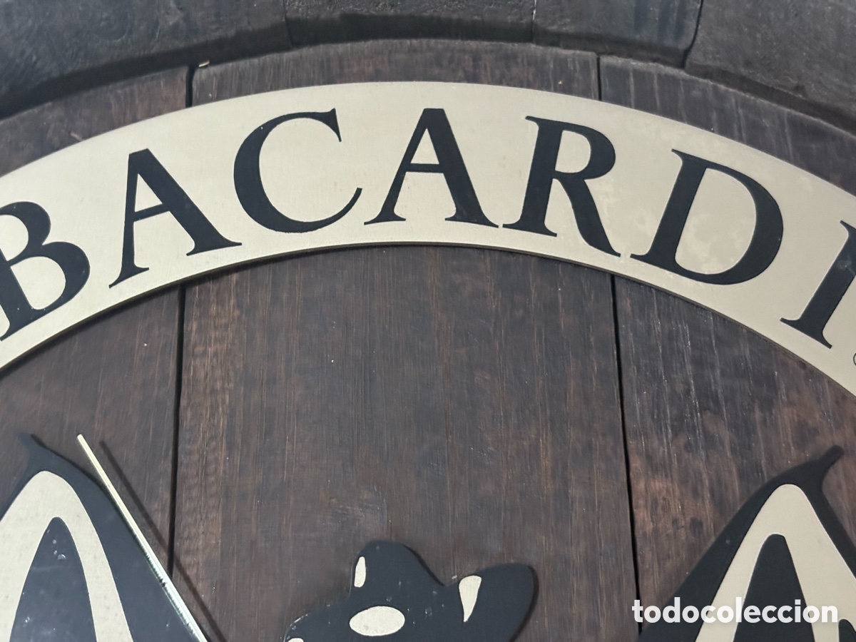 Vintage: Reloj Bacardi Barril - Foto 6
