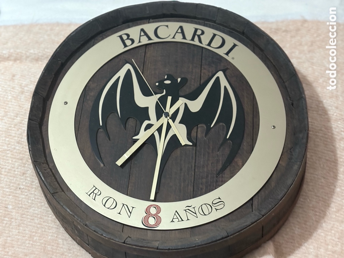 Vintage: Reloj Bacardi Barril - Foto 13