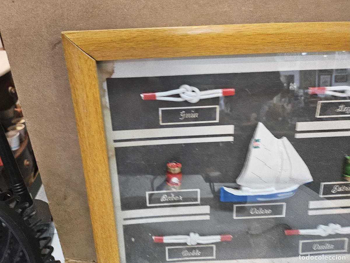 Vintage: cuadro con nudos y barco - Foto 2