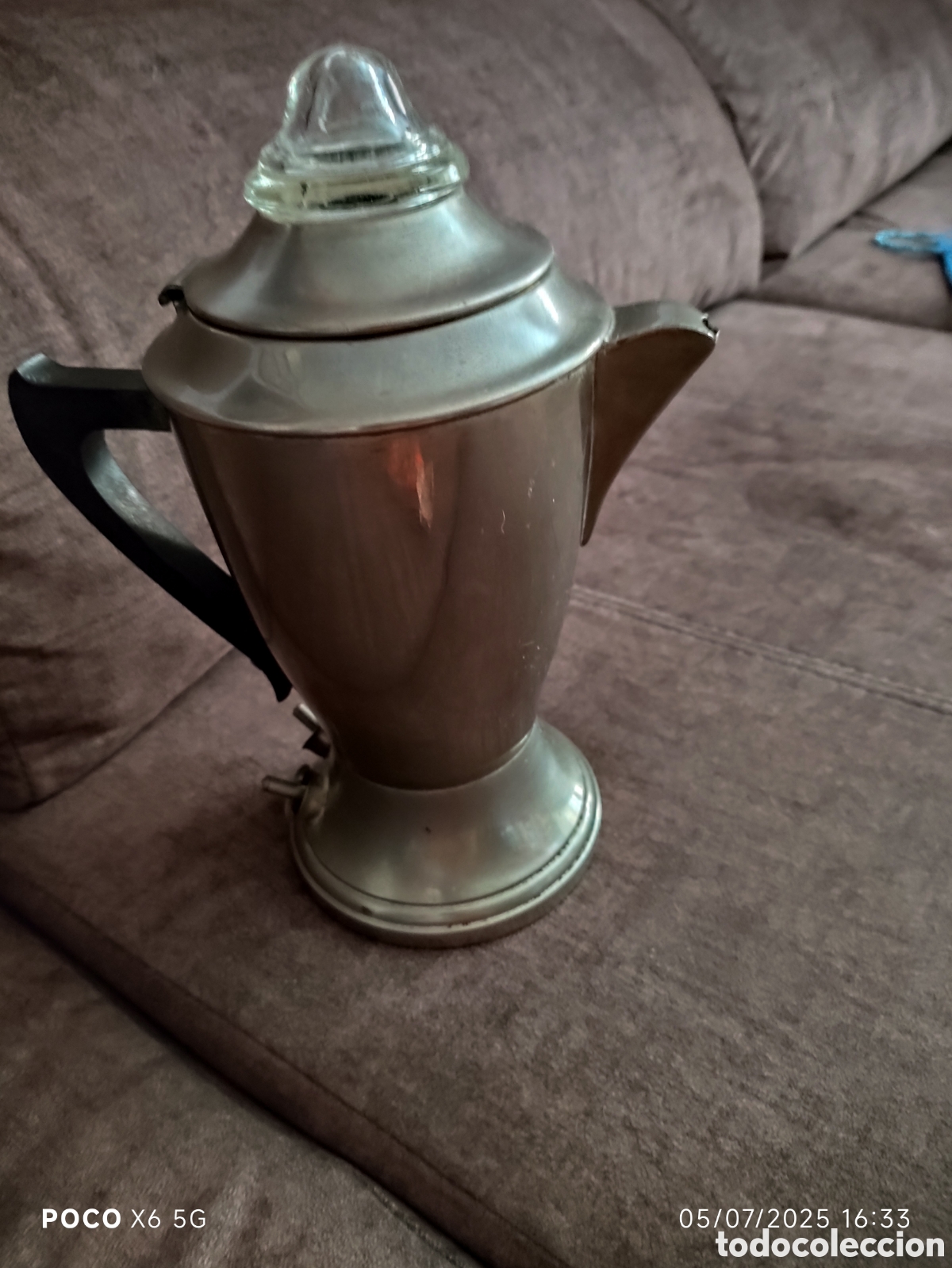 Vintage: Cafetera Crespo a&ntilde;os 50 - Foto 2