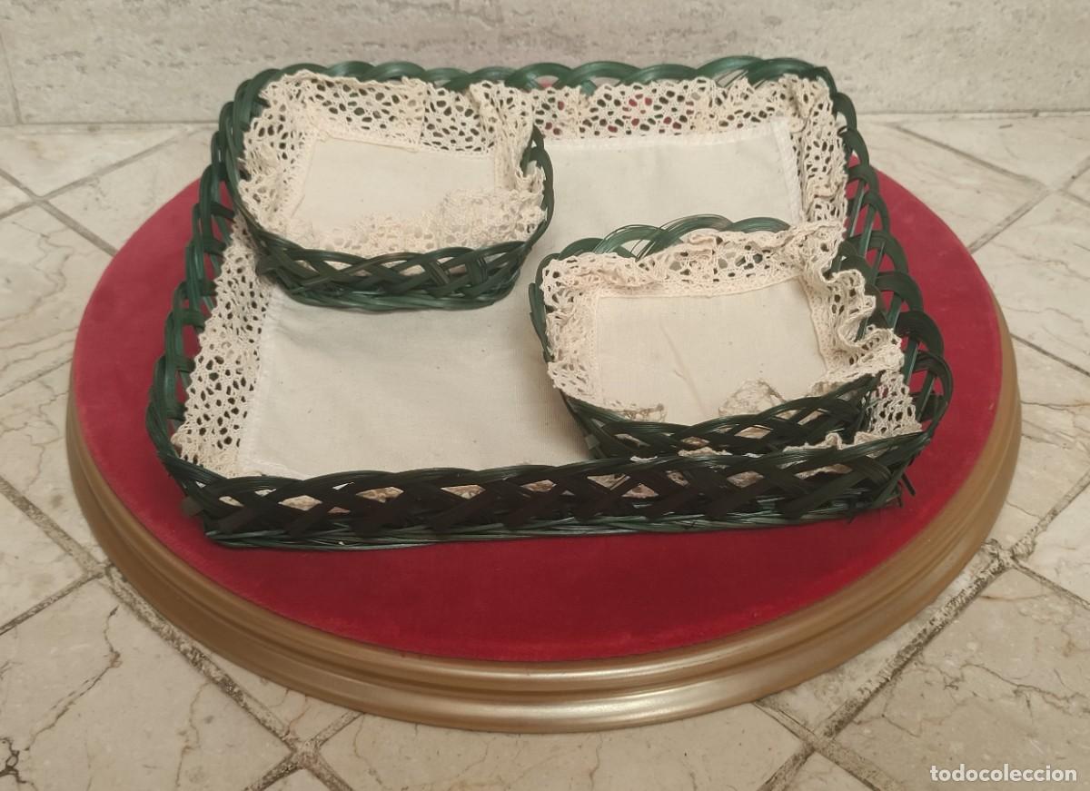 Vintage: PROMOCIONAL DE LA CASA AVON - BANDEJAS DE BAMB&Uacute; - Foto 1