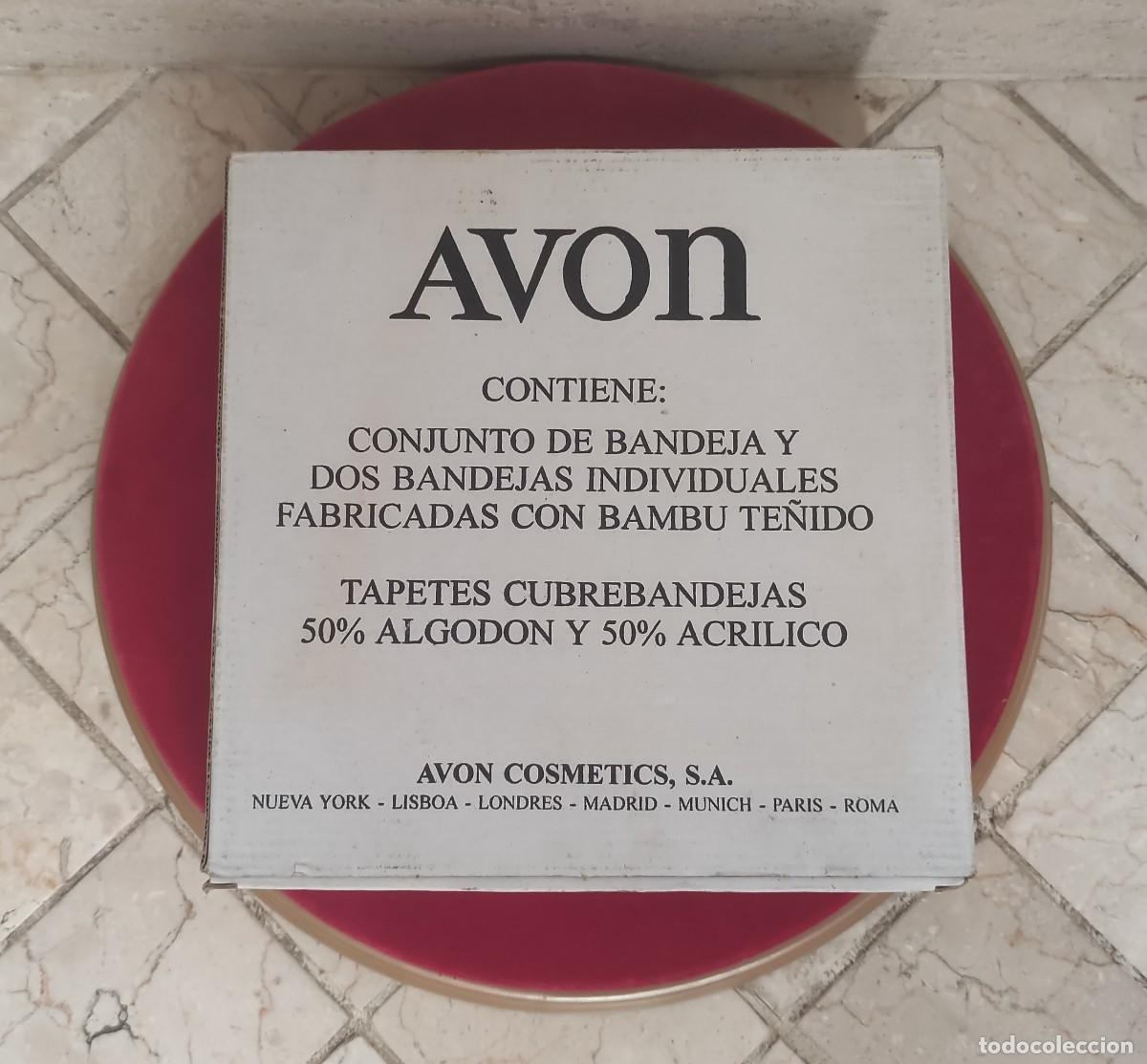 Vintage: PROMOCIONAL DE LA CASA AVON - BANDEJAS DE BAMB&Uacute; - Foto 2