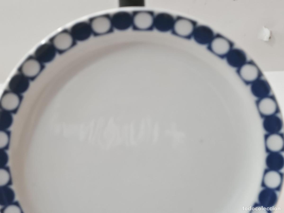 Vintage: plato de porcelana firmado - Foto 2