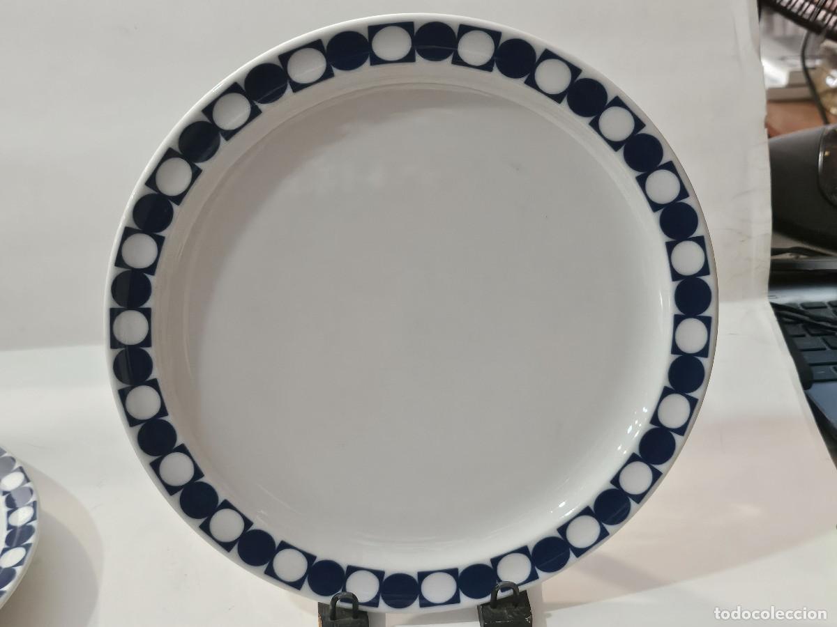 Vintage: plato de porcelana firmada - Foto 1
