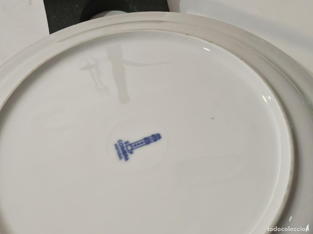 Vintage: plato de porcelana firmada - Foto 3