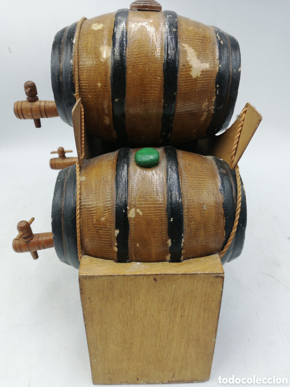 Vintage: 3 barriles peque&ntilde;os de cer&aacute;mica. - Foto 3