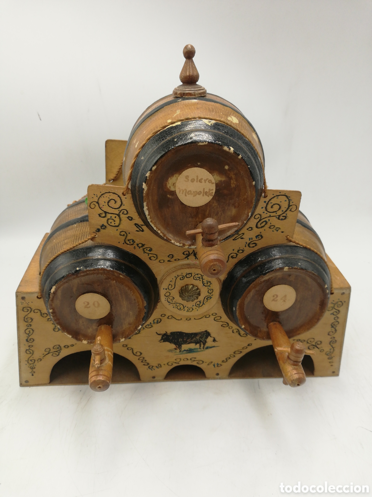 Vintage: 3 barriles peque&ntilde;os de cer&aacute;mica. - Foto 1