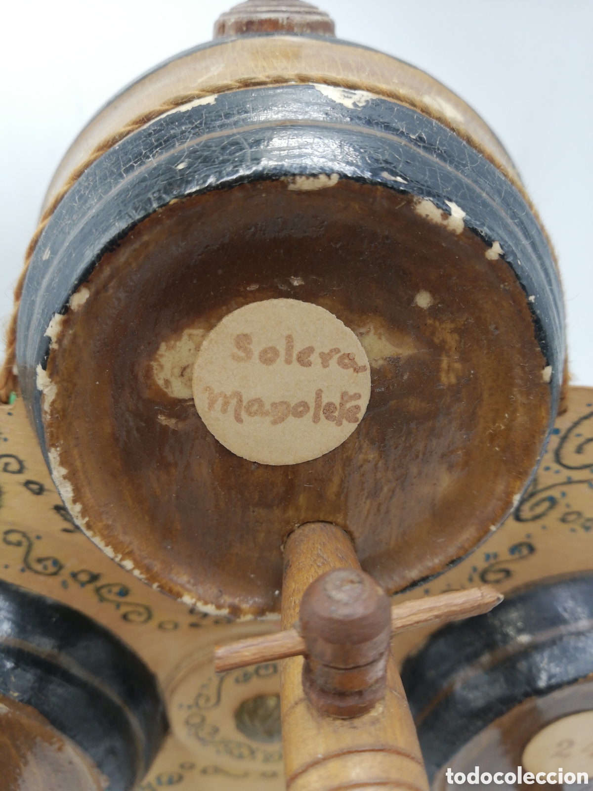 Vintage: 3 barriles peque&ntilde;os de cer&aacute;mica. - Foto 4