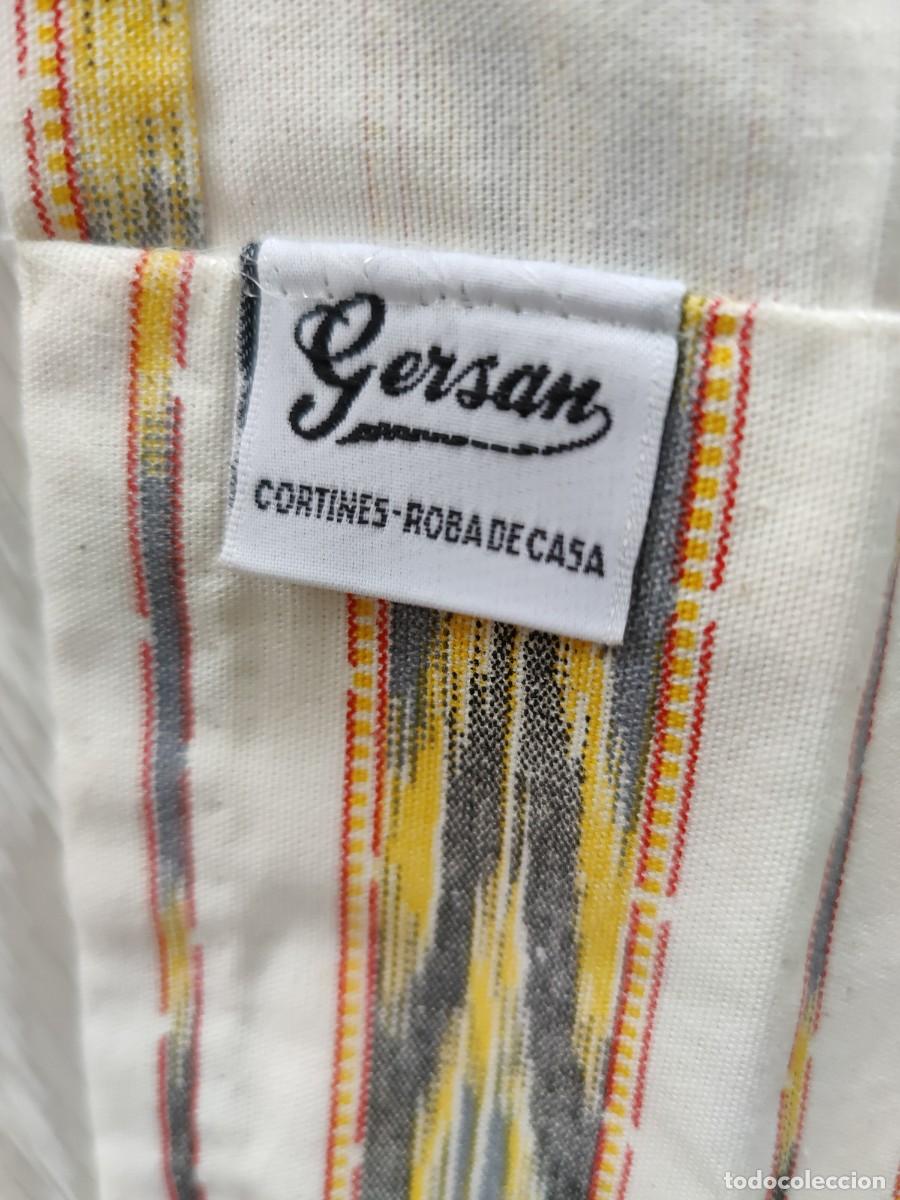 Vintage: Cortina. Vintage. Algodon. No traslucida. - Foto 9