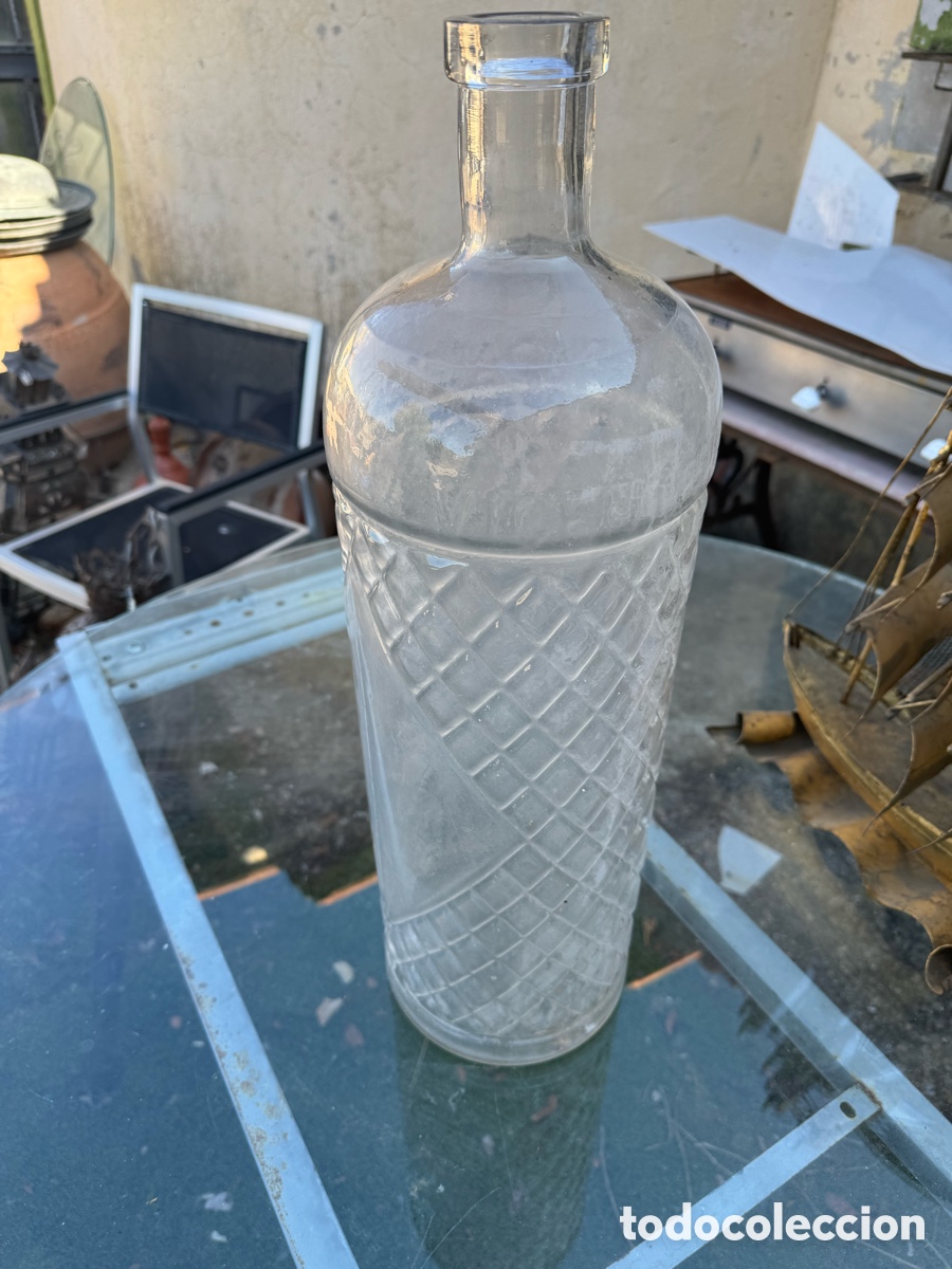 Vintage: Botella de cristal de gran tama&ntilde;o - Foto 2