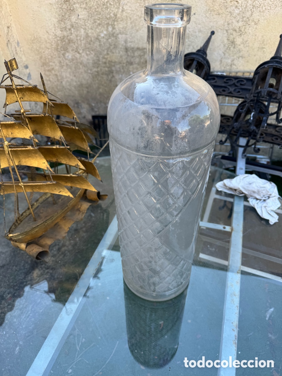 Vintage: Botella de cristal de gran tama&ntilde;o - Foto 3