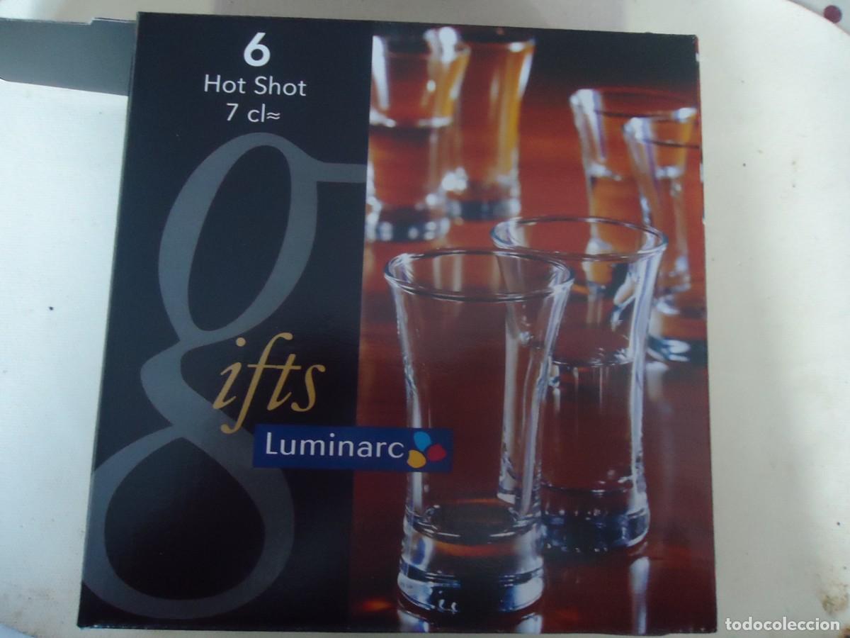 Vintage: JUEGO DE 12 VASOS CHUPITOS LUMINARC - Foto 1