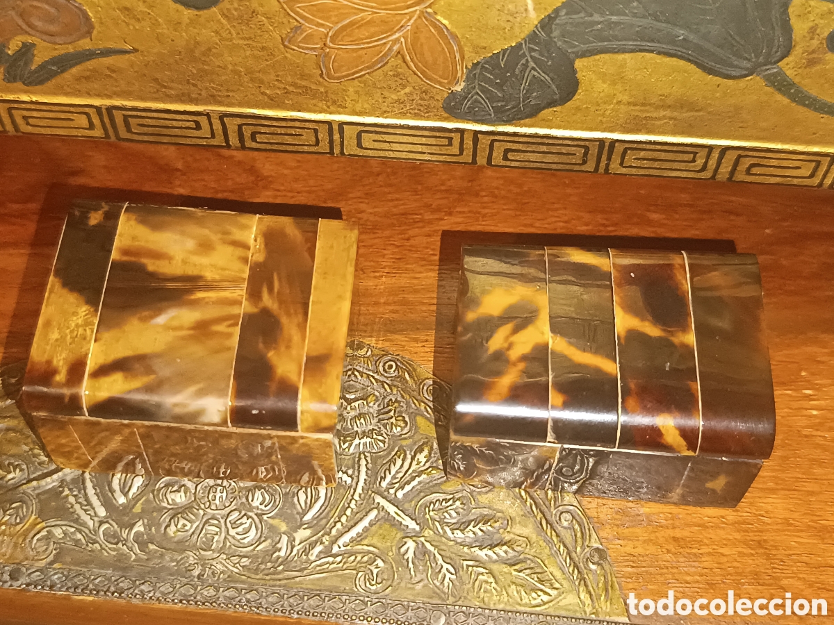 Vintage: Cajas madera y concha de carey - Foto 2