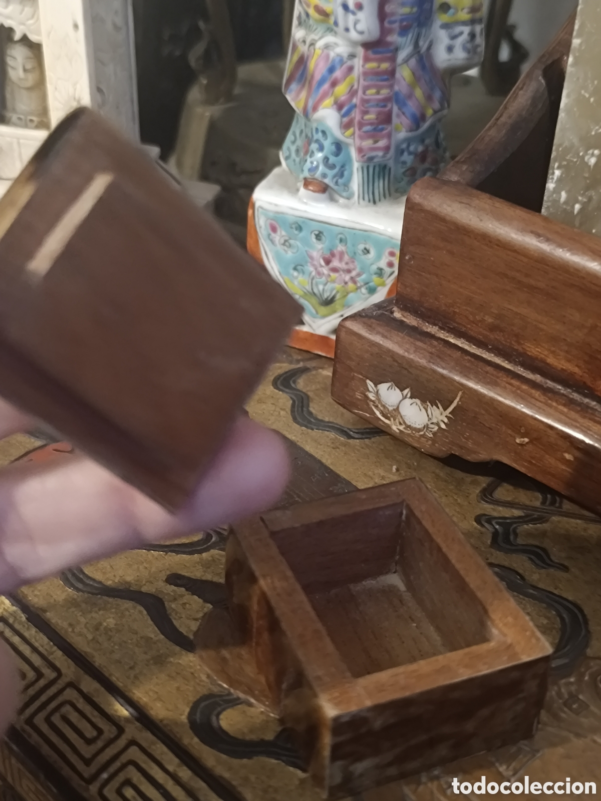 Vintage: Cajas madera y concha de carey - Foto 4