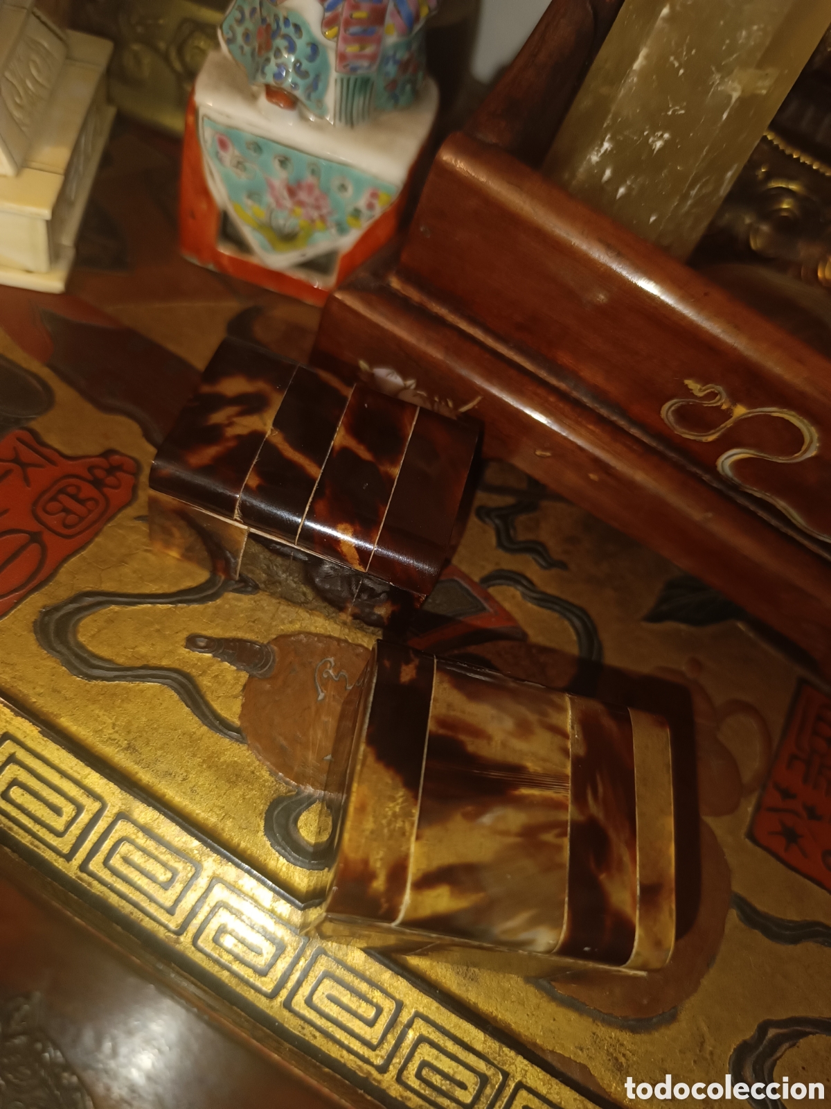 Vintage: Cajas madera y concha de carey - Foto 7
