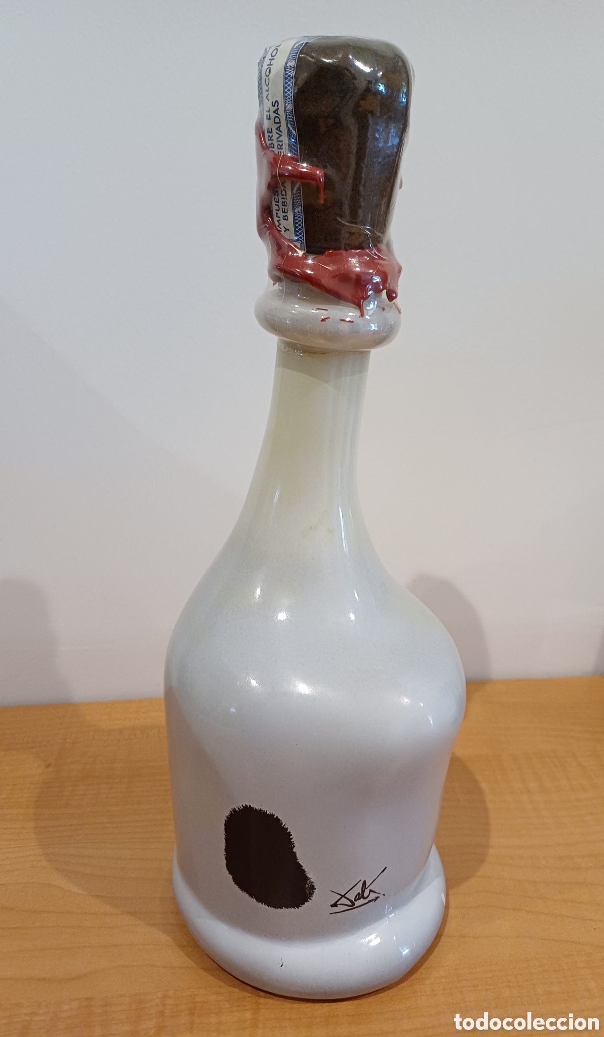 Vintage: Botella brandy Conde de Osborne de Dal&iacute; - Foto 2