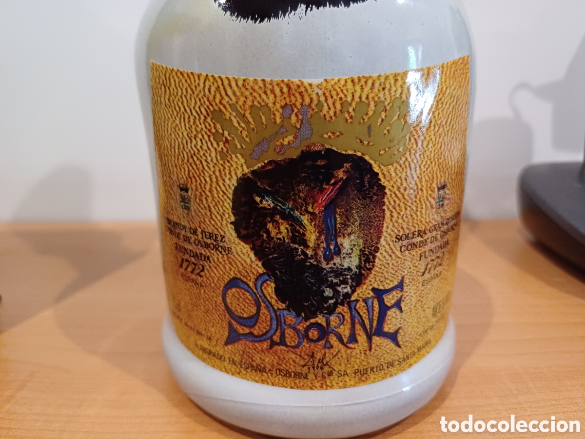 Vintage: Botella brandy Conde de Osborne de Dal&iacute; - Foto 4