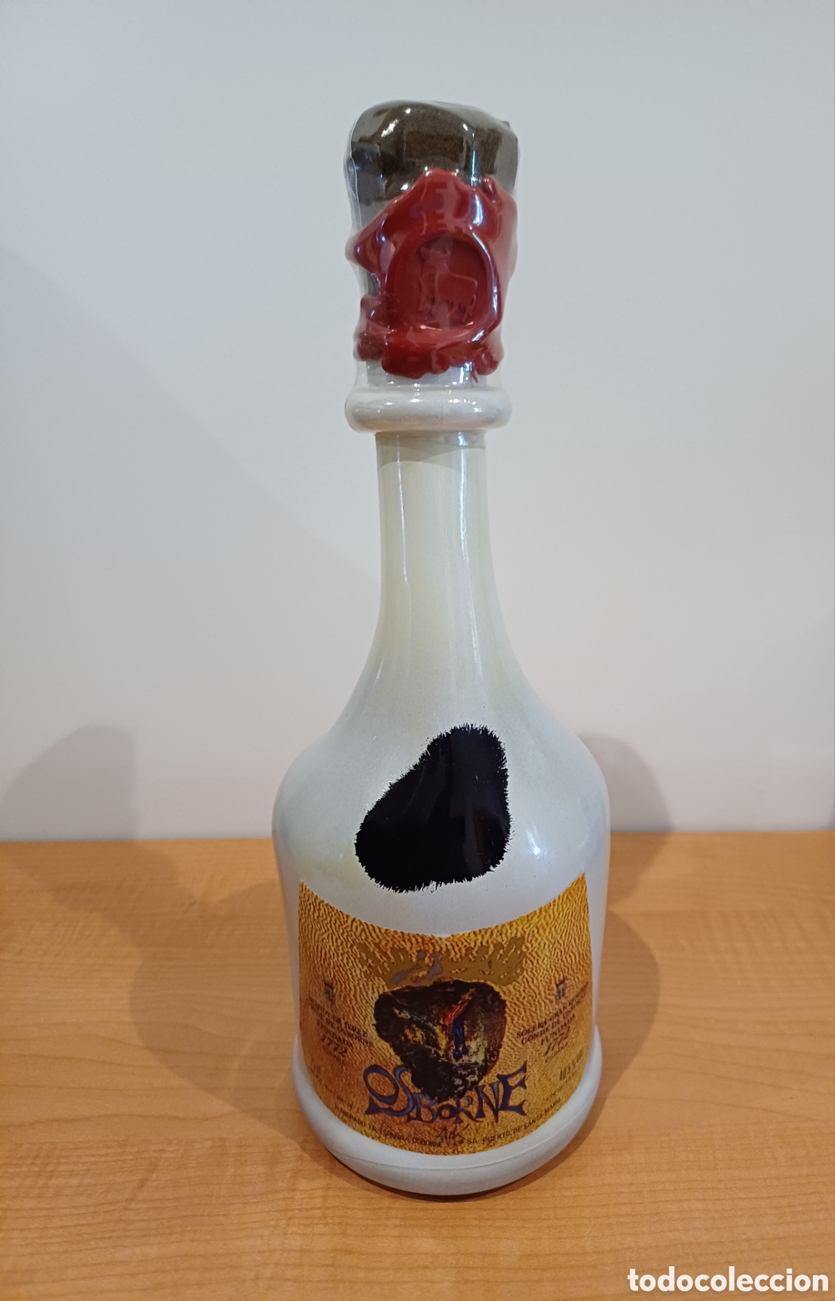 Vintage: Botella brandy Conde de Osborne de Dal&iacute; - Foto 1