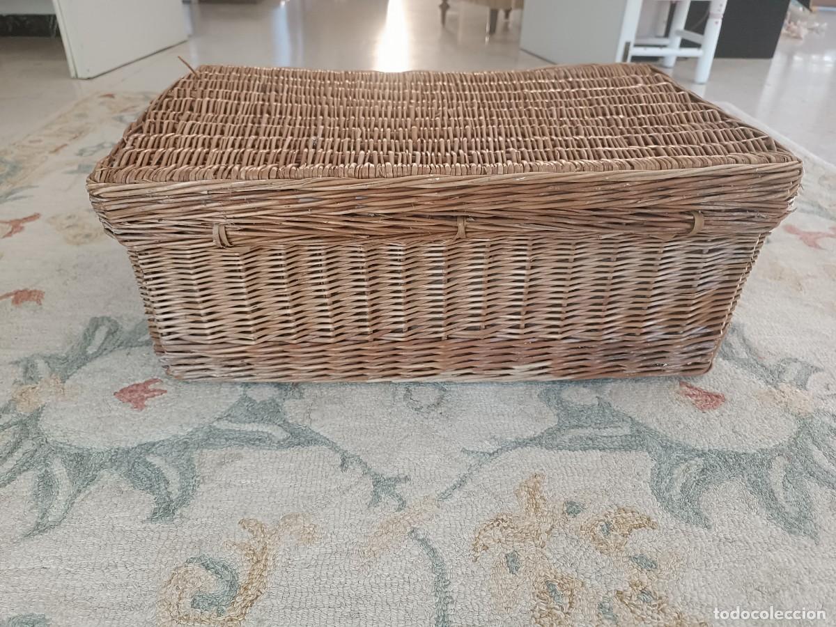 Vintage: Cesta picnic antigua - Foto 6