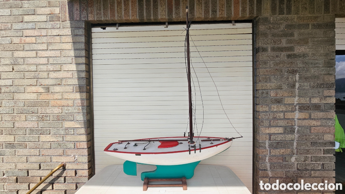 Vintage: CASCO VELERO MADERA MACIZA - Foto 17