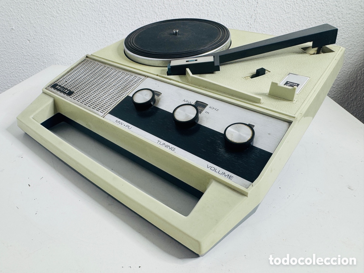 Vintage: Philips Radio Tocadiscos Pop Design 1970s - Foto 15