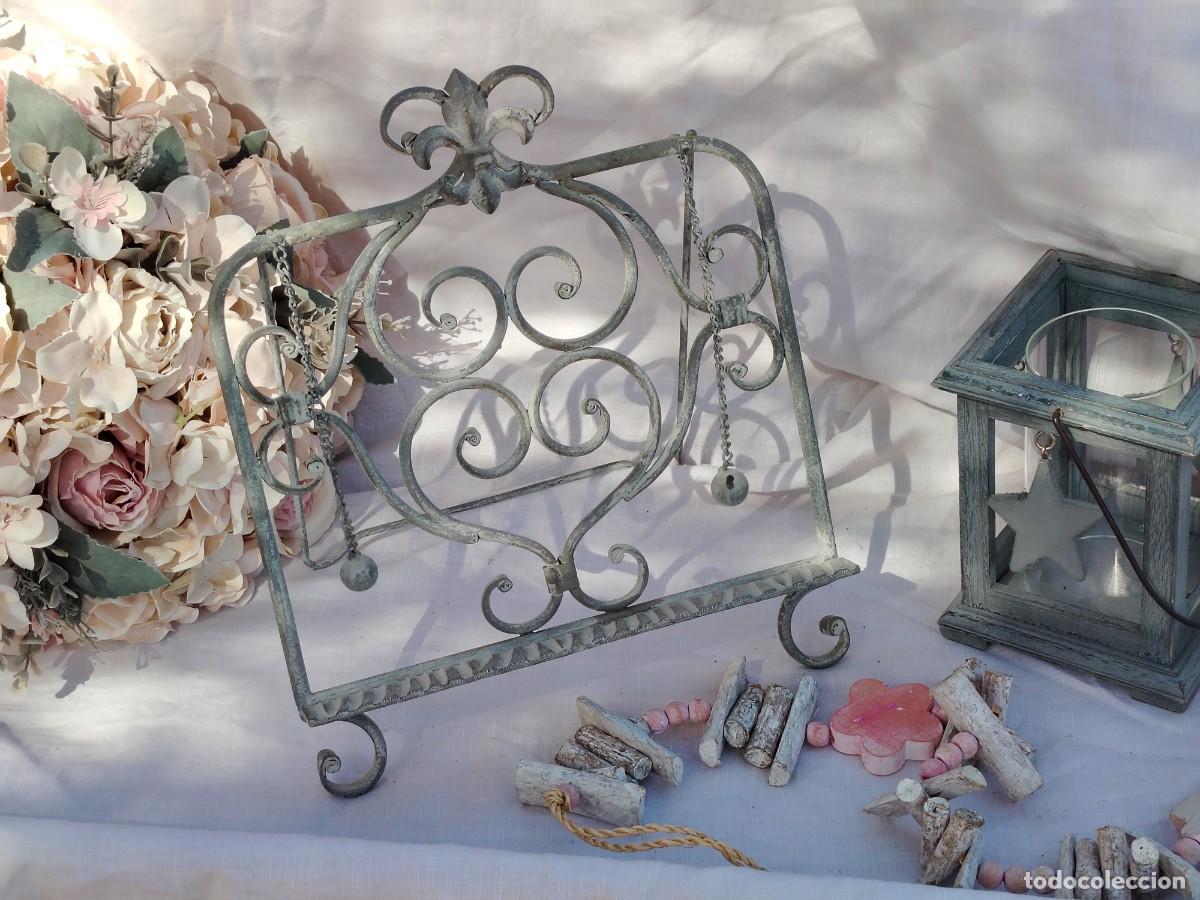 Vintage: Atril de metal gris antic - Foto 3