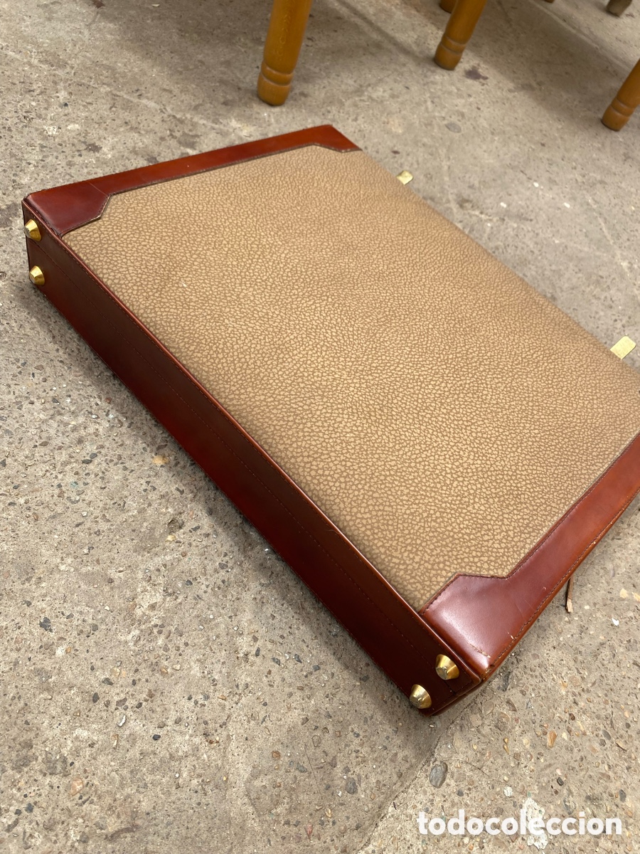 Vintage: Maletin de piel de portafolios o documentos. - Foto 5