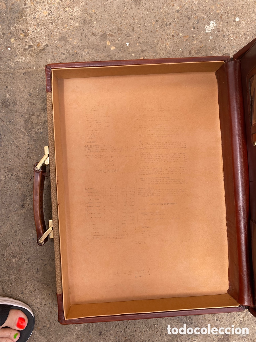 Vintage: Maletin de piel de portafolios o documentos. - Foto 7
