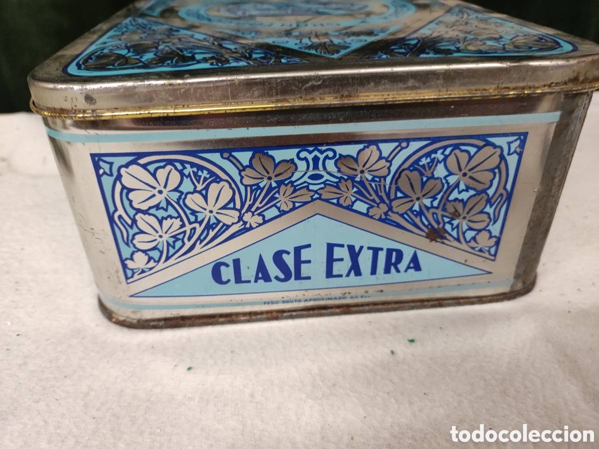 Vintage: Caja de chapa para dulce de membrillo - Foto 3