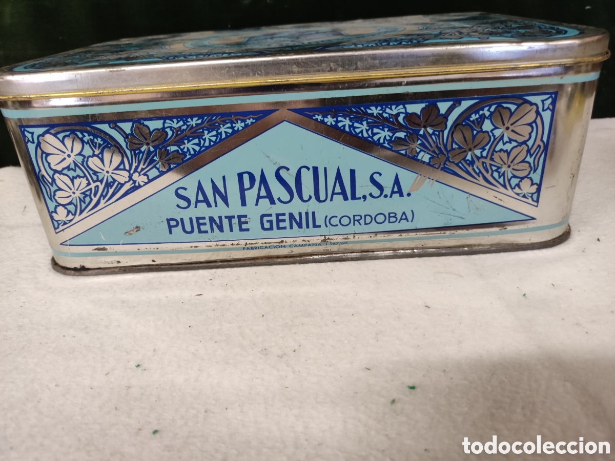 Vintage: Caja de chapa para dulce de membrillo - Foto 4