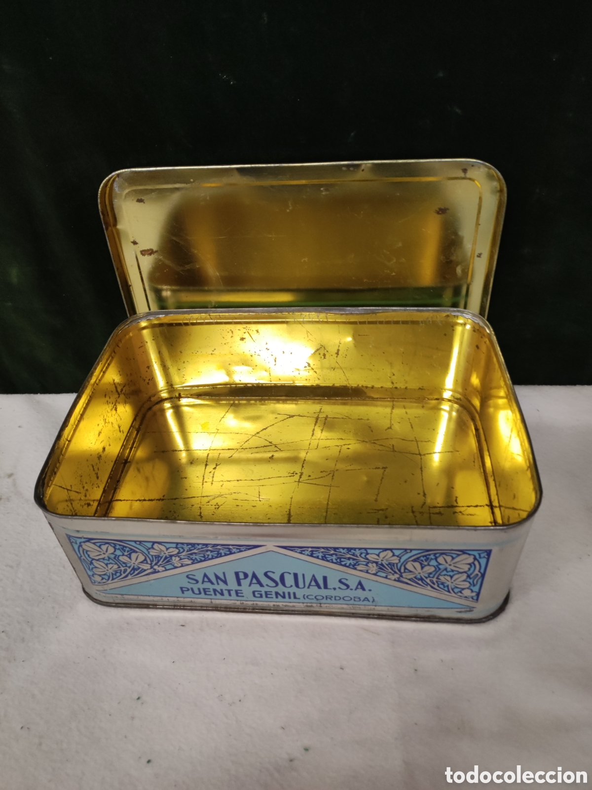 Vintage: Caja de chapa para dulce de membrillo - Foto 5
